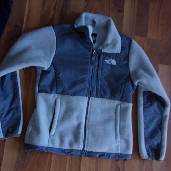 The North Face womens size small blue  sweatshirt coat fleece jacket warm - Picture 3 of 6
